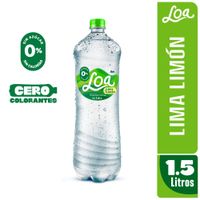 Bebida Gasificada Loa Sabor Lima Limón Botella 1.5L