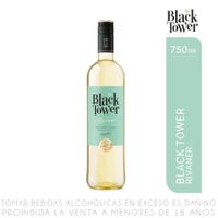 Vino Blanco Rivaner Black Tower Botella 750ml