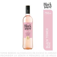 Vino Rosé Black Tower Botella 750ml