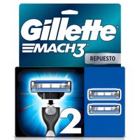 Repuesto Máquina de Afeitar Gillette Mach3 2un