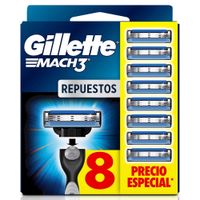 Repuesto Máquina de Afeitar Gillette Mach3 8un