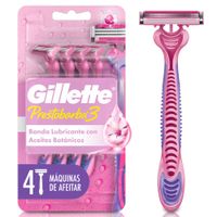 Máquina de Afeitar Desechable Mujer Gillette Prestobarba3 4un
