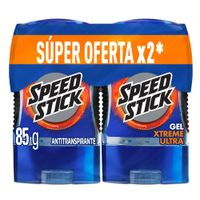 Twopack Antitranspirante en Gel Speed Stick Xtreme Ultra 85g
