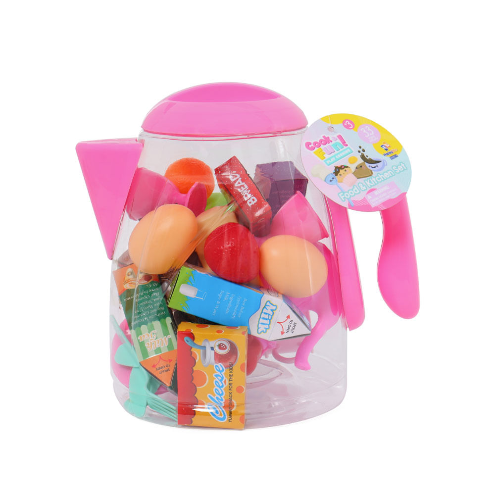 Tetera con Accesorios Happy Line 33 piezas