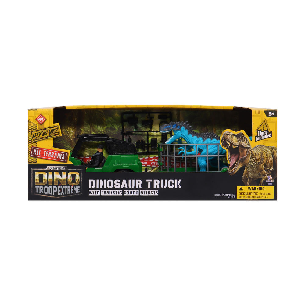 Playset de Dinosaurio Happy Line 11 piezas Surtido