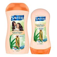 Pack Savital Elixir Romero: Shampoo 510ml + Acondicionador 490ml
