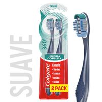 Cepillo de Dientes Colgate 360° Suave 2un