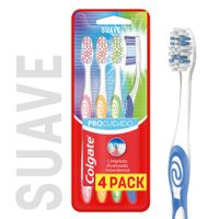 Cepillo de Dientes Colgate Pro Cuidado Suave 4un