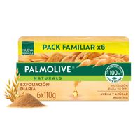 Sixpack Jabón en Barra Palmolive Avena y Azúcar 110g