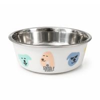 Plato Pet's Fun Acero Inoxidable 450ml Perritos