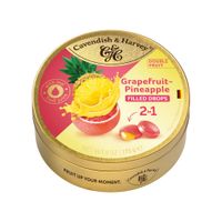 Caramelos Rellenos Cavendish & Harvey Filled Drops Granada PIña 175g