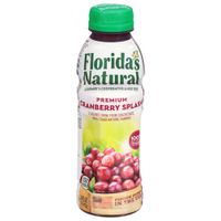 Bebida Cranberry Splash Florida's Natural Botella 414ml