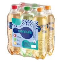 Sixpack Agua Saborizada San Luis Surtidas Botella 635ml