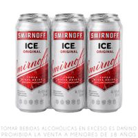 Sixpack Bebida RTD Smirnoff Ice Original Lata 355ml