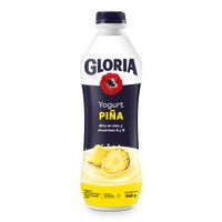 Yogurt Parcialmente Descremado Piña Gloria Botella 1 kg