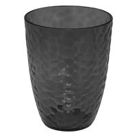 Vaso de Cristal Color Carbón Estiva