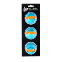 Pack 3 Pelotas Pet's Fun Ranuradas