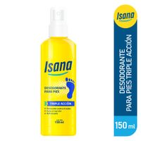 Desodorante para Pies Isana Triple Acción 150ml