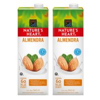 Twopack Bebida Almendra Nature's Heart Caja 946ml