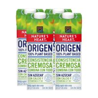 Fourpack Bebida Vegetal Nature's Heart Origen Caja 946ml