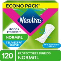 Protectores Diarios Nosotras Normal 120un