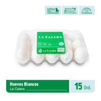 Huevos Clásicos Blancos La Calera 15un