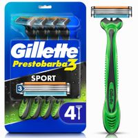 Máquina de Afeitar Desechable Gillette Prestobarba3 Sport 4un