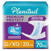 Pañales para Adulto Plenitud Protect Talla G/XG 20un