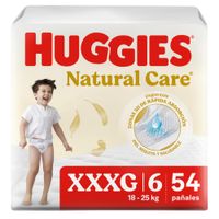 Pañales Huggies Natural Care Talla XXXG 54un