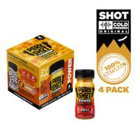 Fourpack Jugo Cold Pressed Zuma Perú Shot Power Botella 60ml
