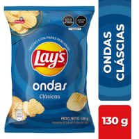 Papas Fritas Lay's Ondas Clásicas 130g