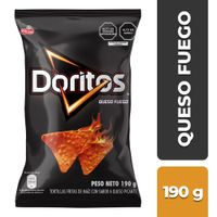 Tortilla Chips Doritos Queso Fuego 190g