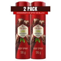 Twopack Antitranspirante en Aerosol Old Spice Leña 150ml