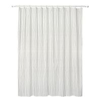 Cortina Baño Krea Microfibra 180x180cm Trazos Gris