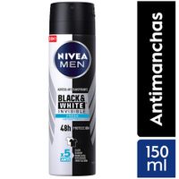 Antitranspirante Aerosol Nivea Men Black & White Invisible Fresh 150ml