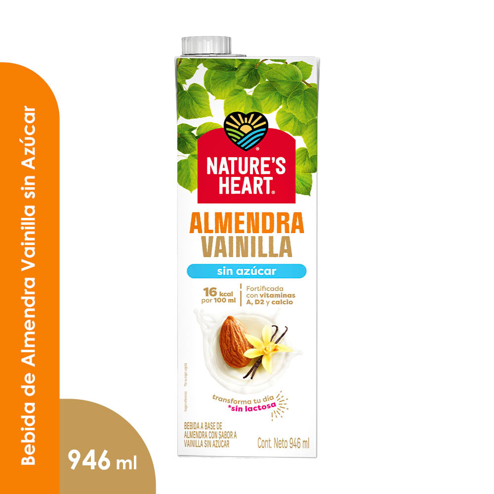 Bebida de Almendra Vainilla Nature's Heart Sin Azú