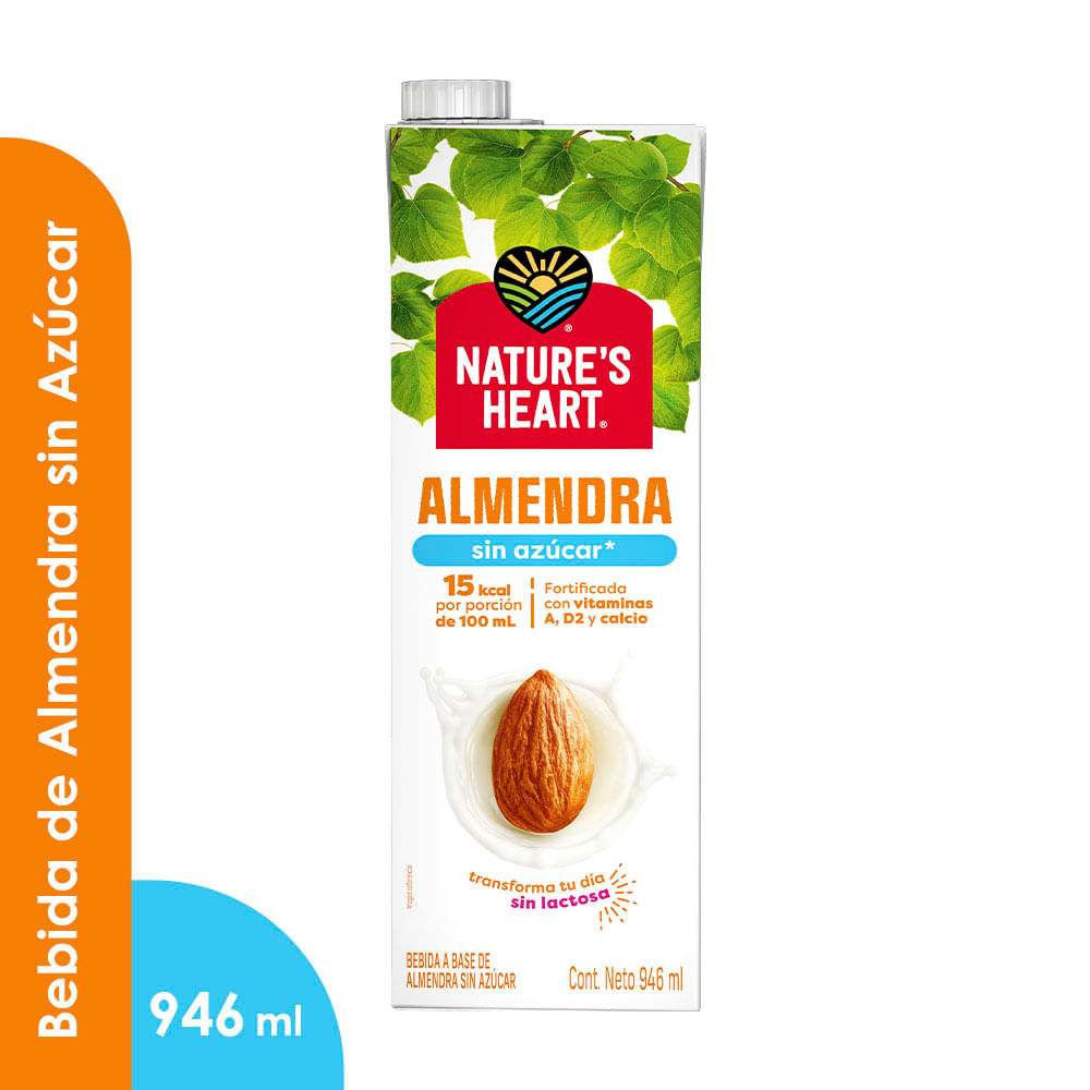 Bebida de Almendra Nature's Heart Sin Azúcar Caja 