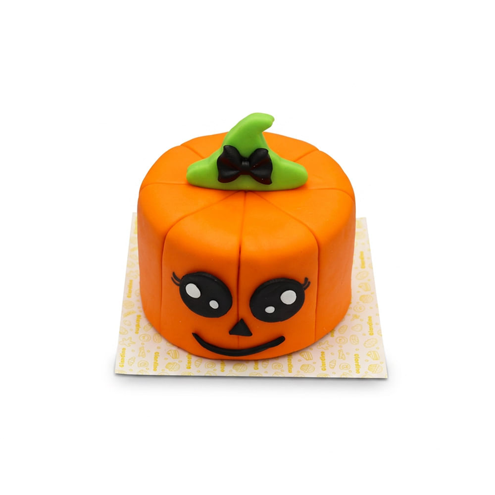 Mini Torta Halloween Calabaza 6 Porciones